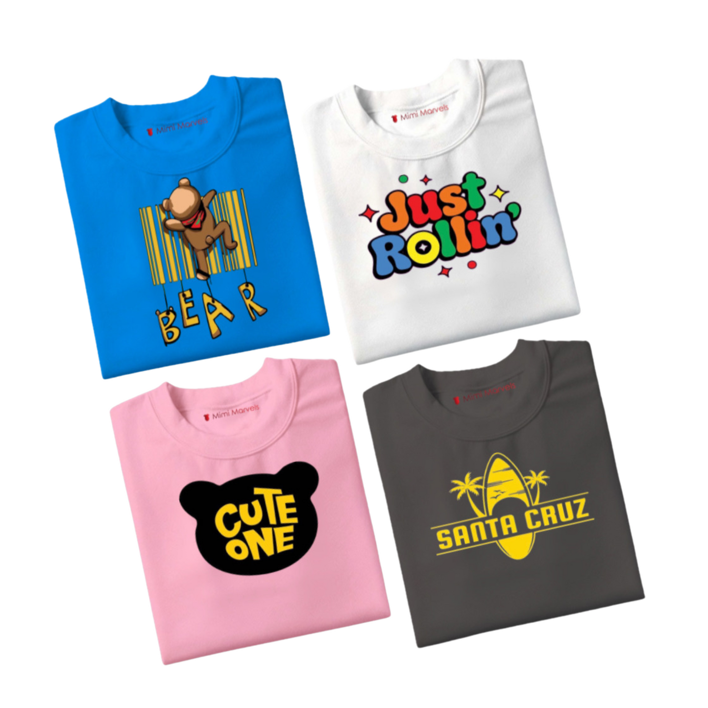 Pack of 4 Tees for Kids