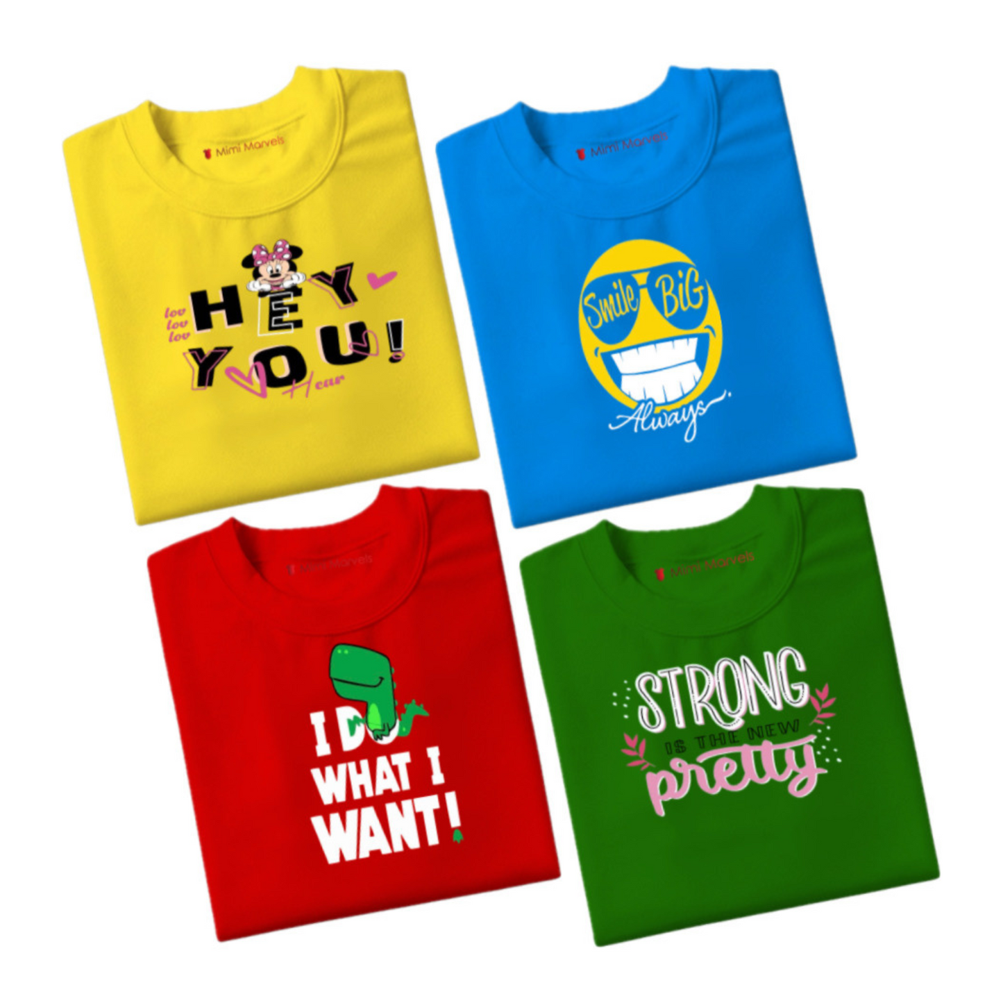 Pack of 4 Tees for Kids