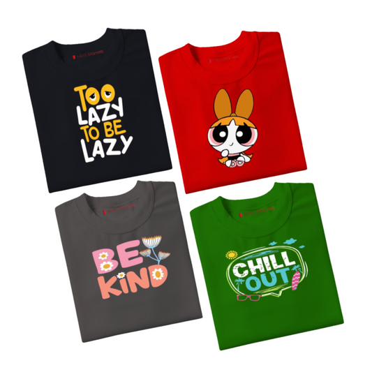 Pack of 4 Tees for Kids