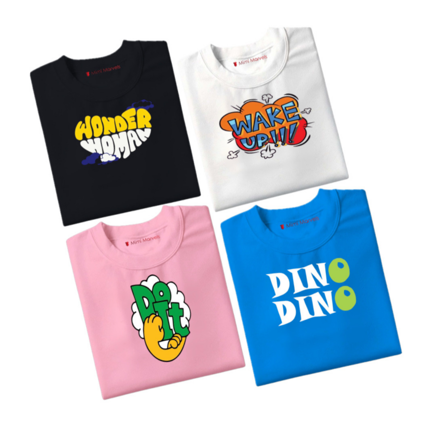 Pack of 4 Tees for Kids