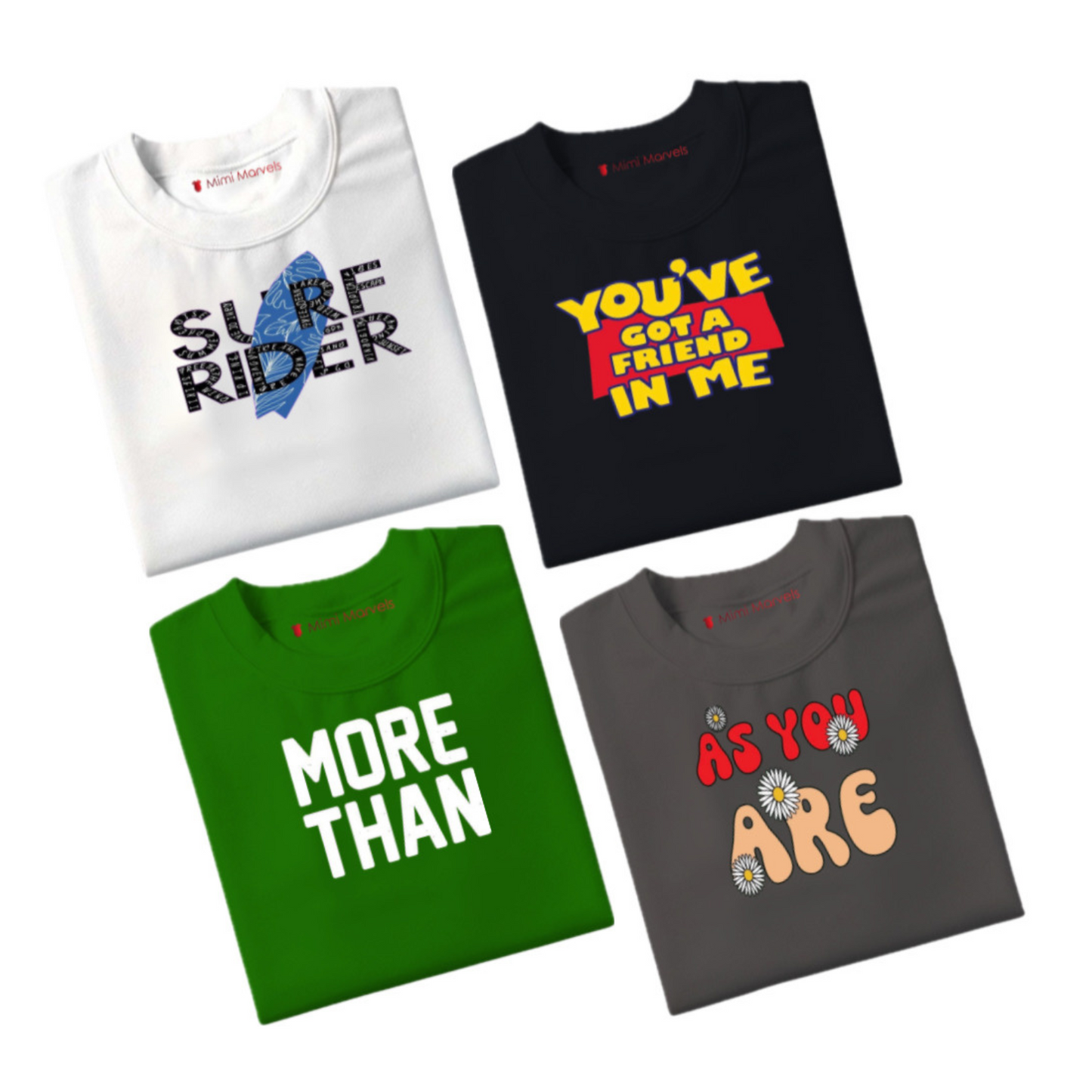 Pack of 4 Tees for Kids