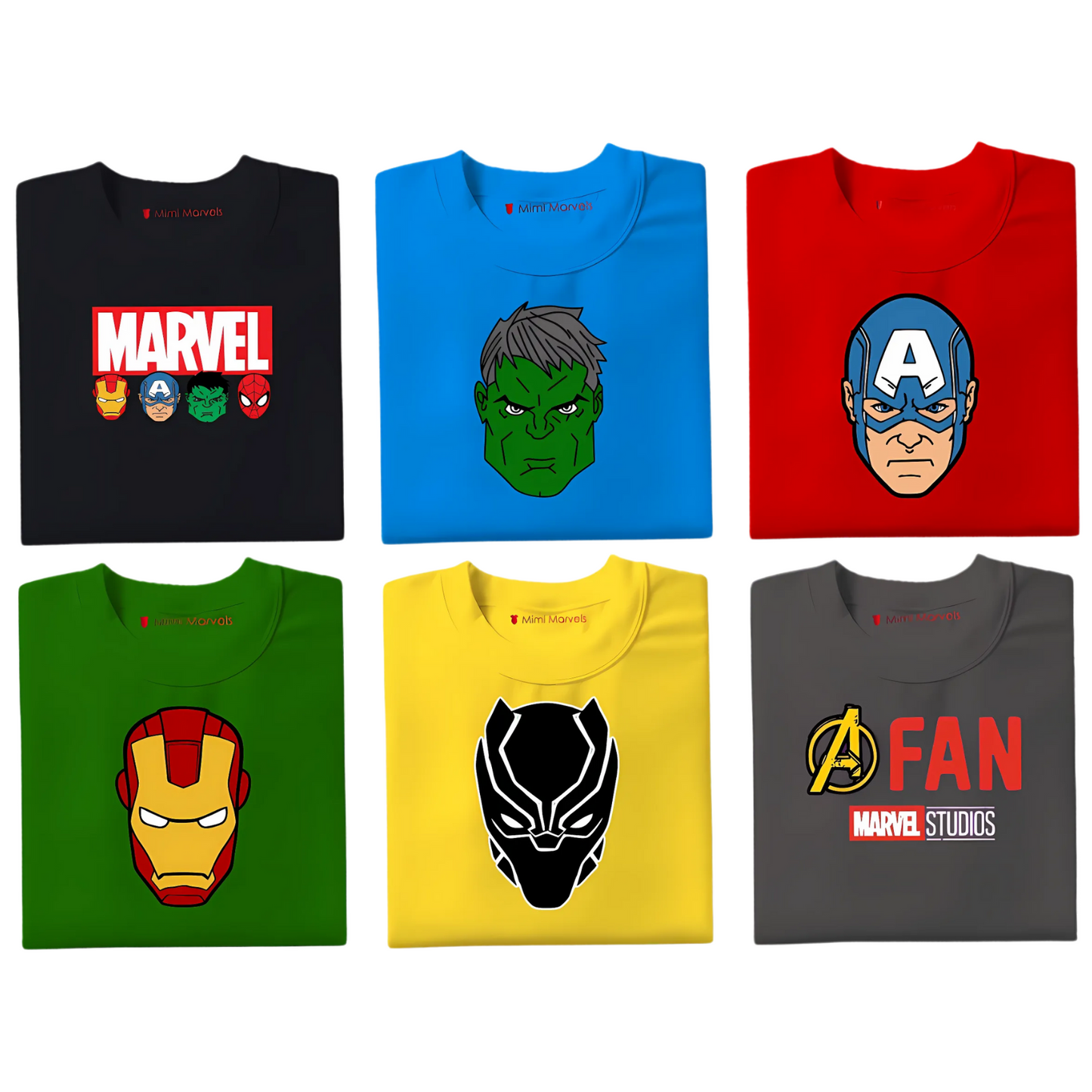 Pack of 6 Tees for Kids