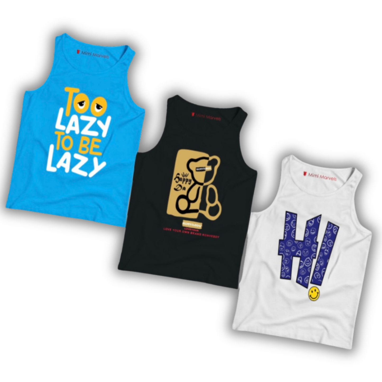 Pack of 3 Sando Tanks for Kids
