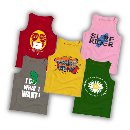Pack of 5 Sando Tanks for Kids