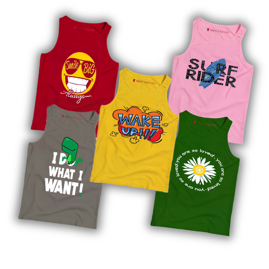 Pack of 5 Sando Tanks for Kids