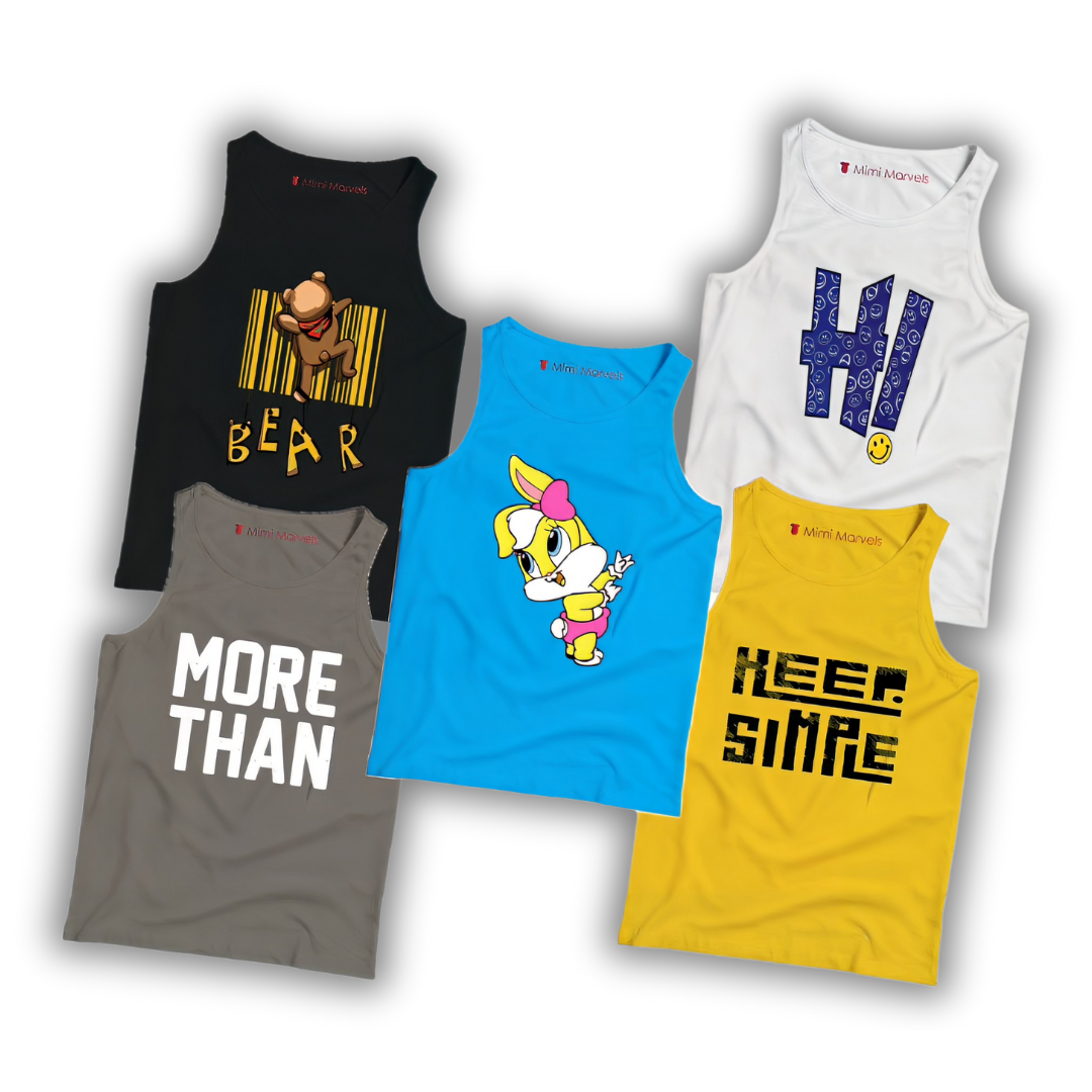 Pack of 5 Sando Tanks for Kids