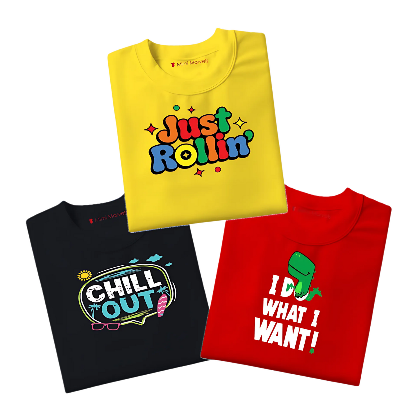 Pack of 3 Tees for Kids
